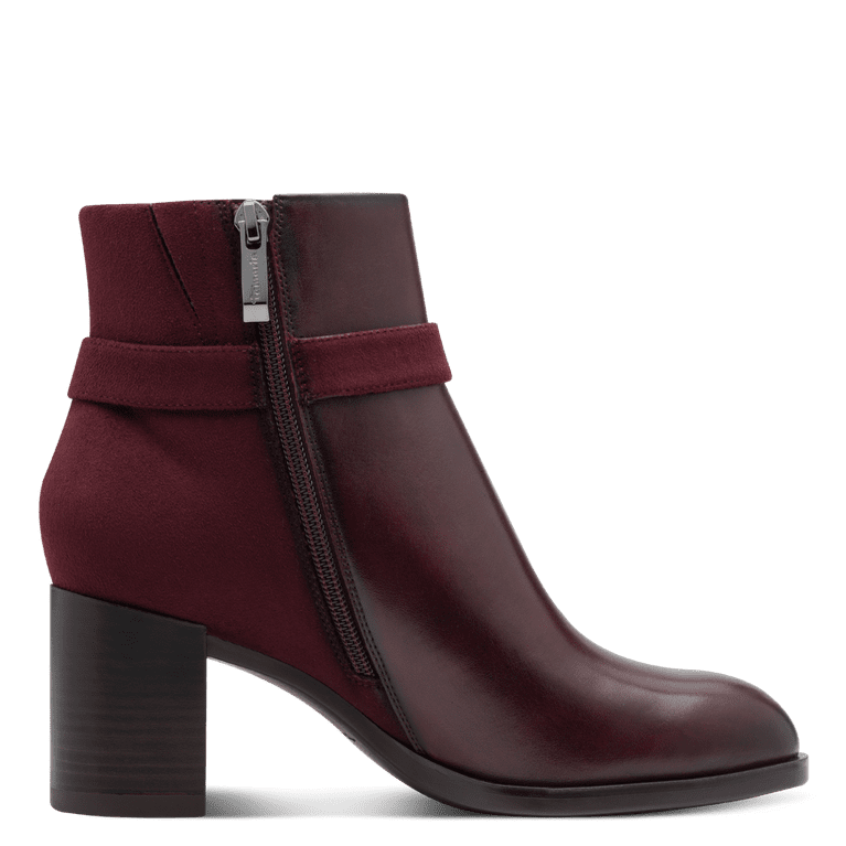 Tamaris tronchetto bordeaux da donna