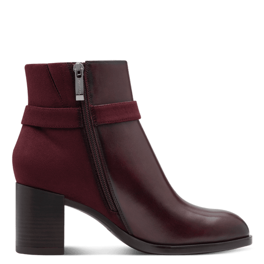 Tamaris tronchetto bordeaux da donna