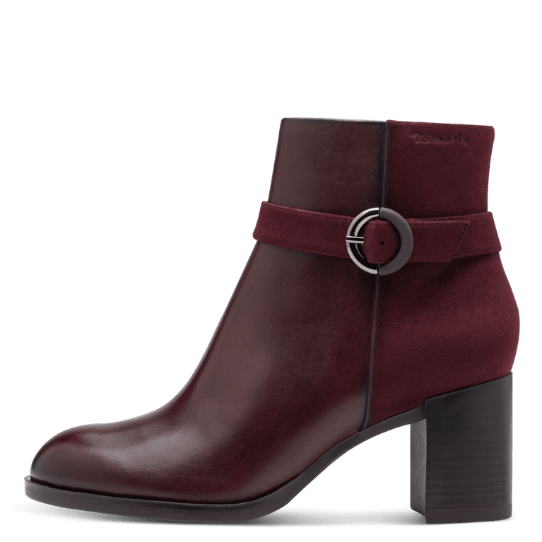 Tamaris tronchetto bordeaux da donna