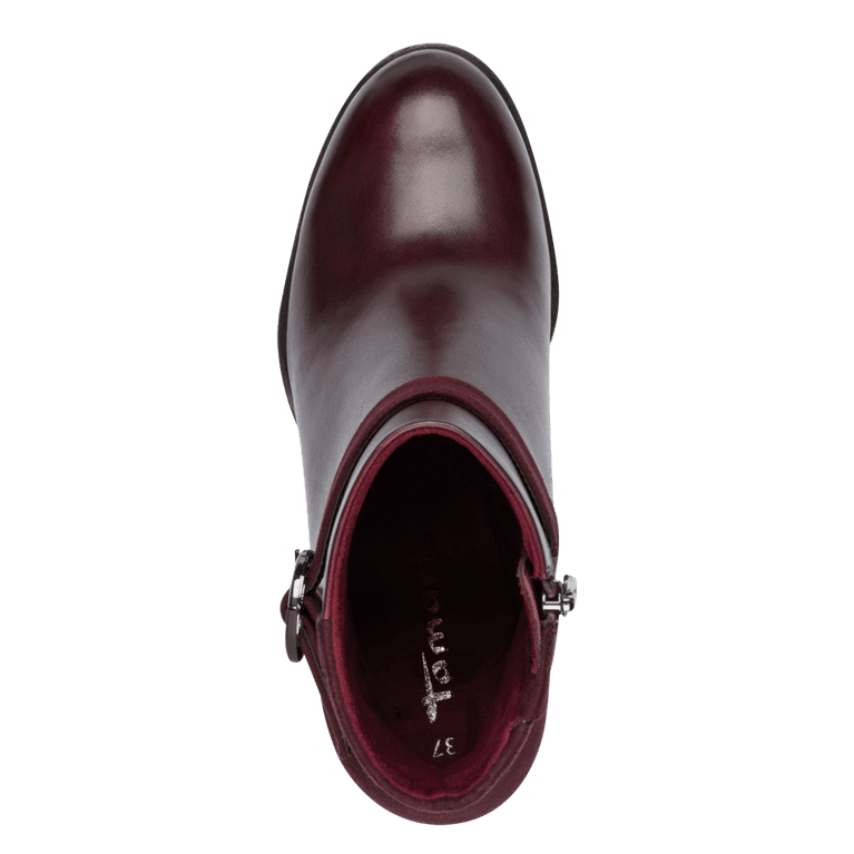 Tamaris tronchetto bordeaux da donna