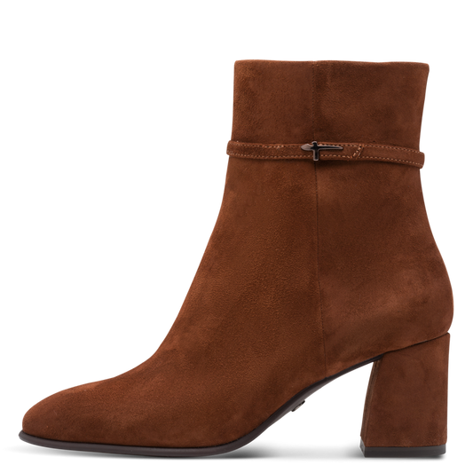 Tamaris Stivaletto elegante da donna in camoscio marrone