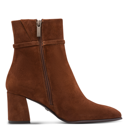 Tamaris Stivaletto elegante da donna in camoscio marrone