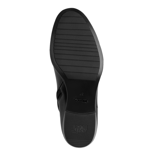 Tamaris stivaletto pelle nera da donna