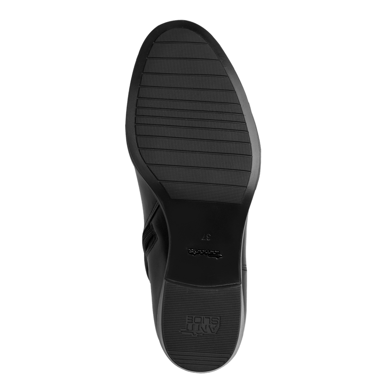 Tamaris stivaletto pelle nera da donna