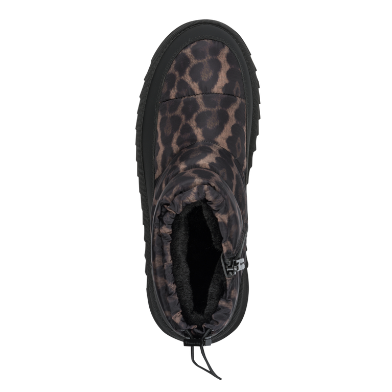 Tamaris stivaletto imbottito leopardato da donna