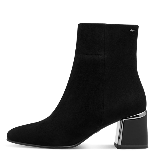 Tamaris tronchetto donna camoscio nero