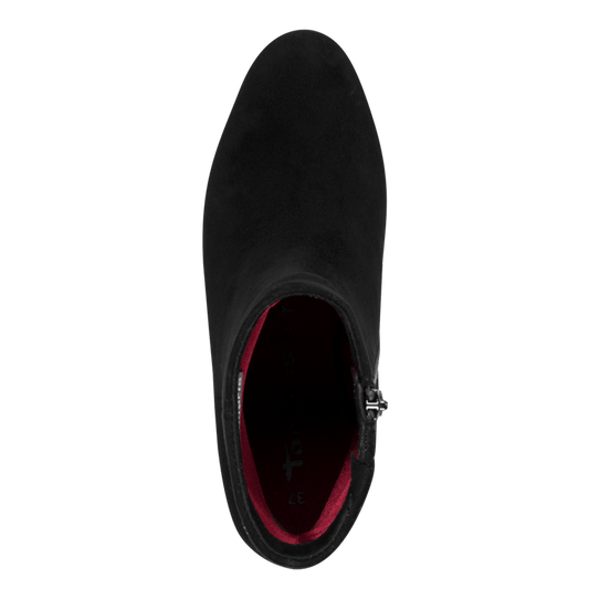 Tamaris tronchetto donna camoscio nero