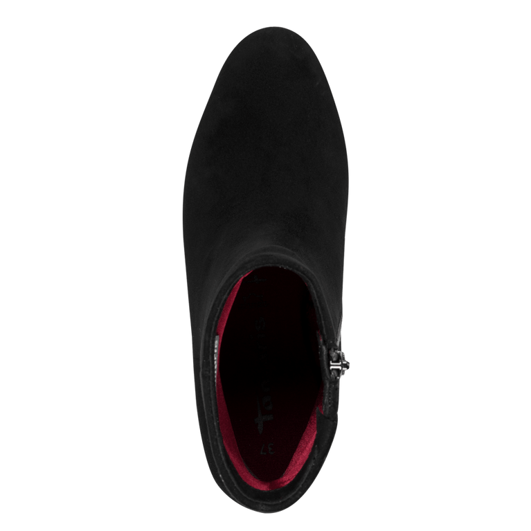 Tamaris tronchetto donna camoscio nero