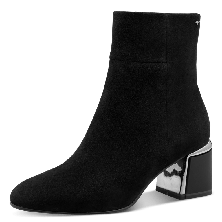 Tamaris tronchetto donna camoscio nero