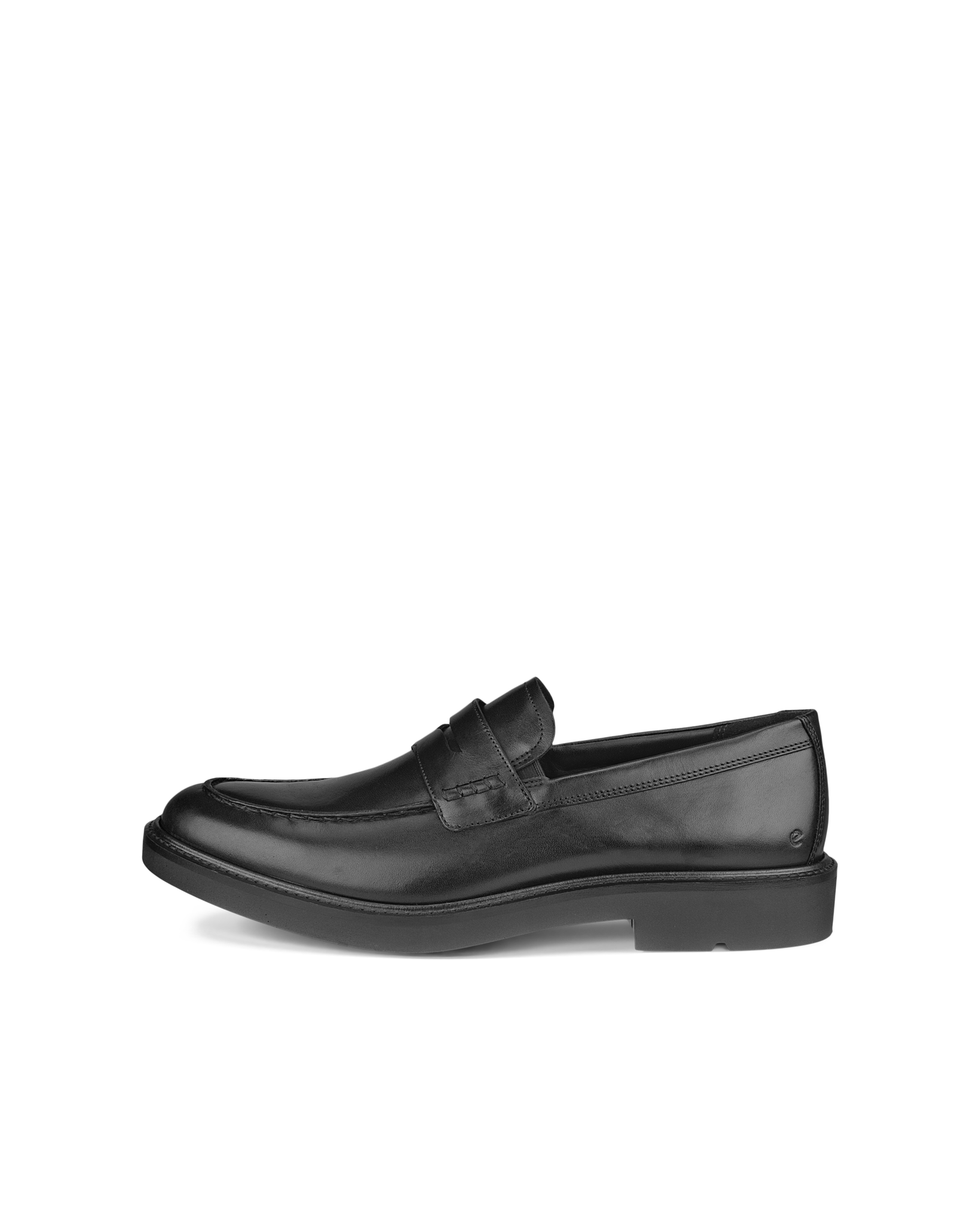 Ecco mocassino uomo pelle nera Metropole London