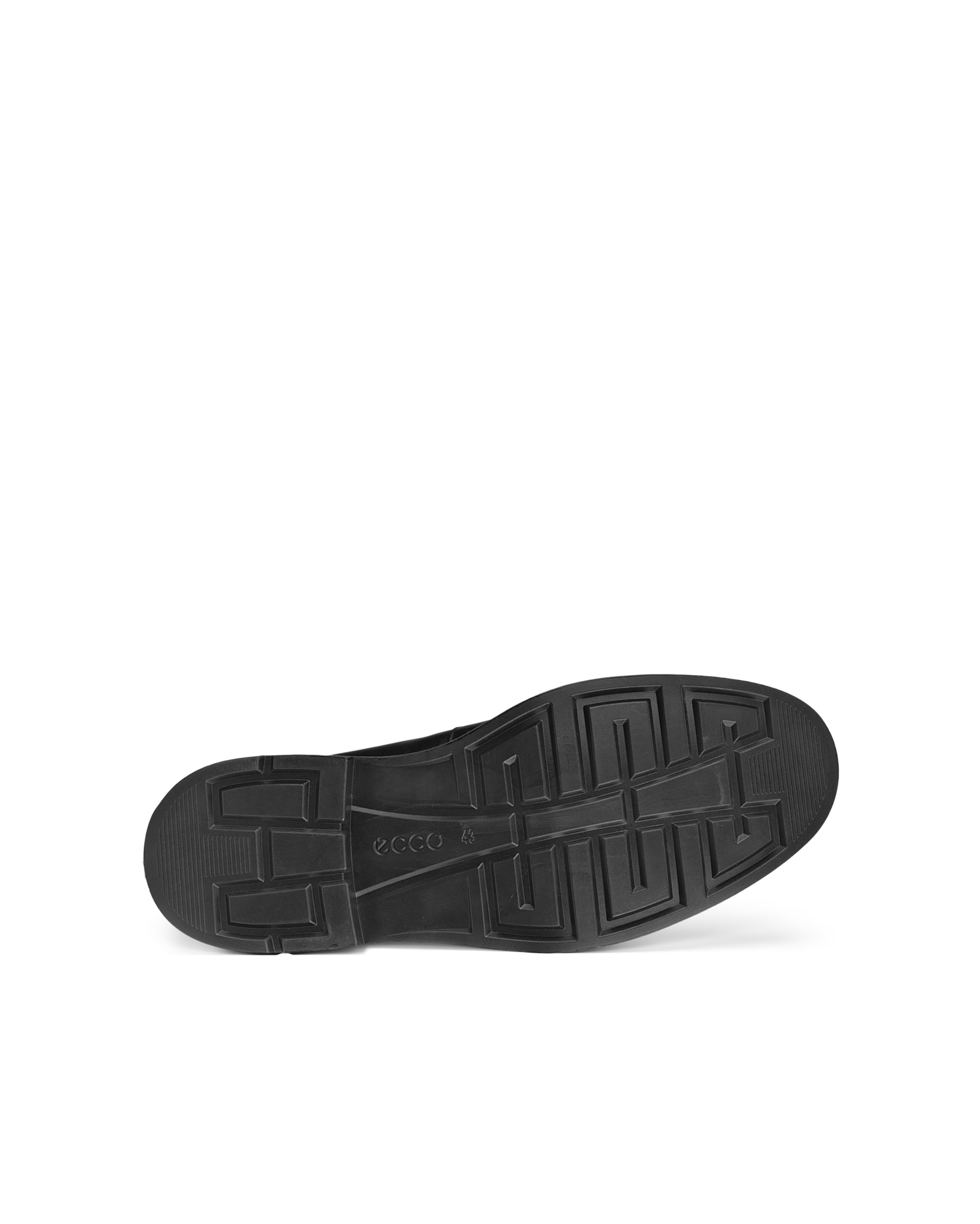 Ecco mocassino uomo pelle nera Metropole London