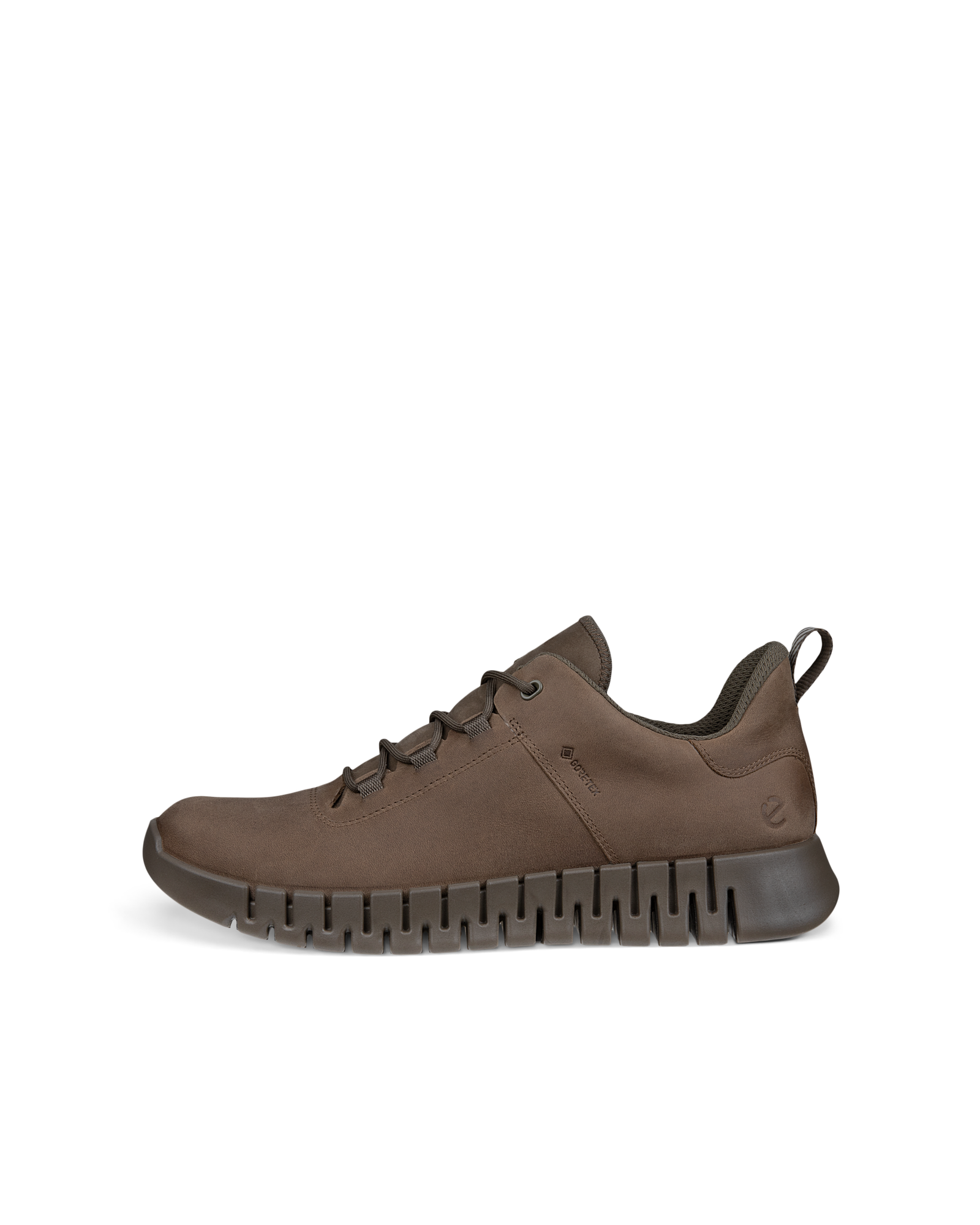 Ecco sneaker impermeabili gore-tex grigia camoscio ingrassato