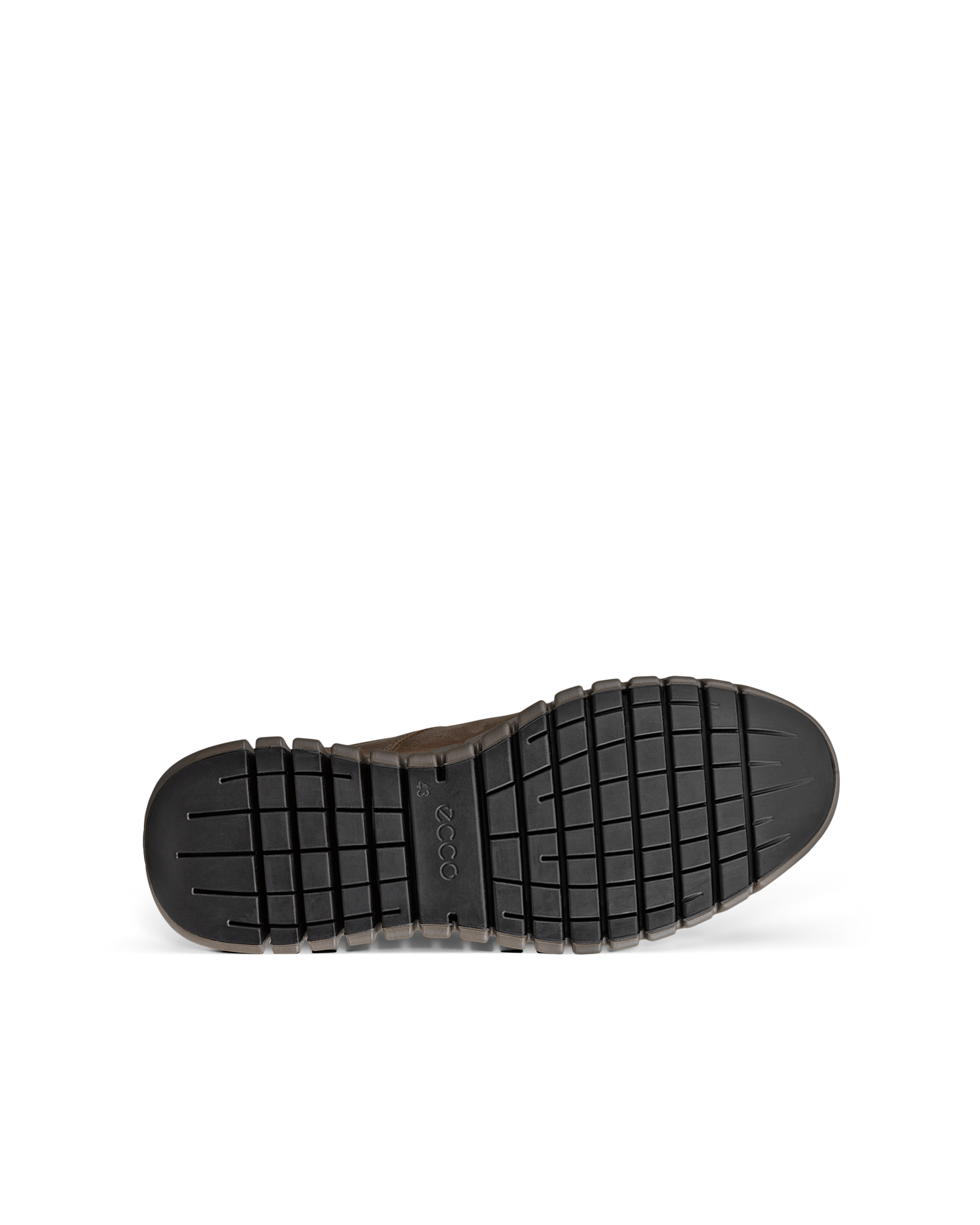 Ecco sneaker impermeabili gore-tex grigia camoscio ingrassato