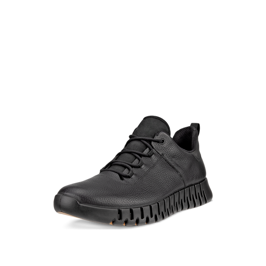 Ecco sneaker impermeabili gore-tex pelle nera