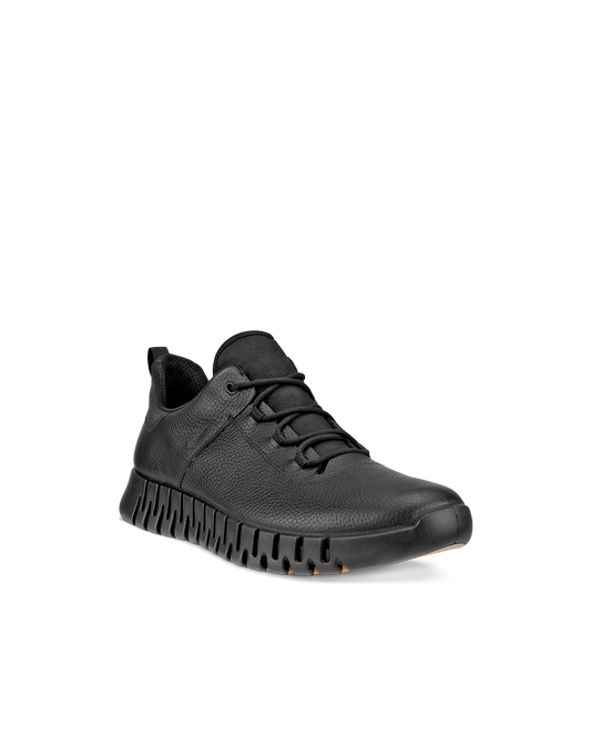 Ecco sneaker impermeabili gore-tex pelle nera