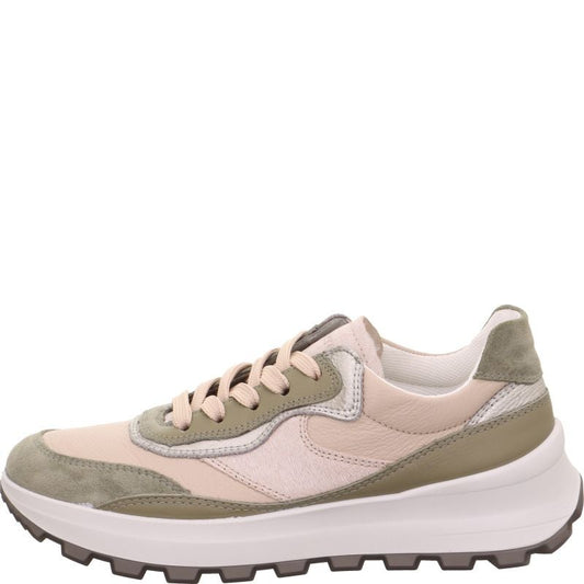 Legero Sneaker beige verde da donna