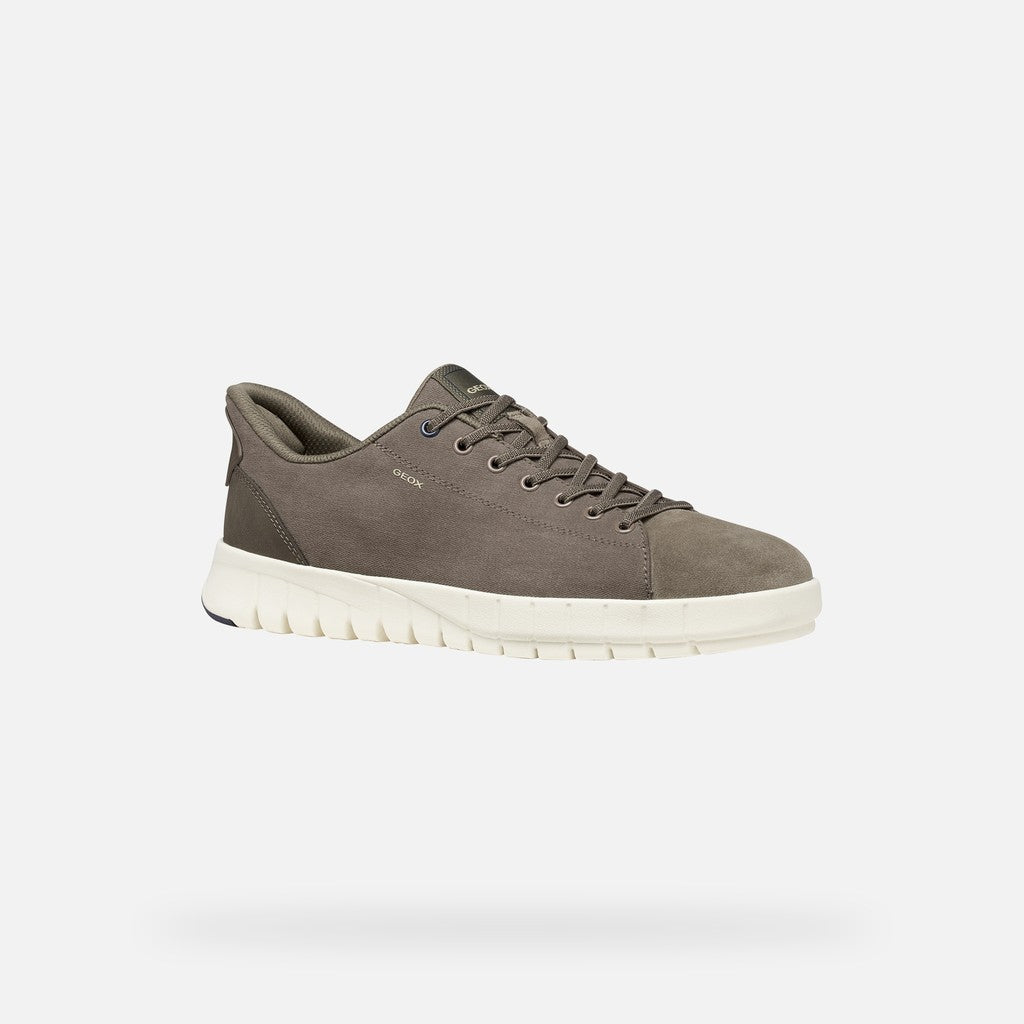 Geox Flextride Plus Uomo  Sneaker Slip In Taupe