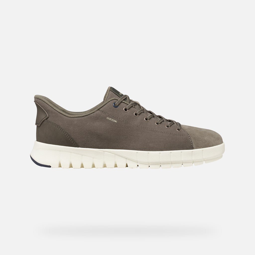 Geox Flextride Plus Uomo  Sneaker Slip In Taupe