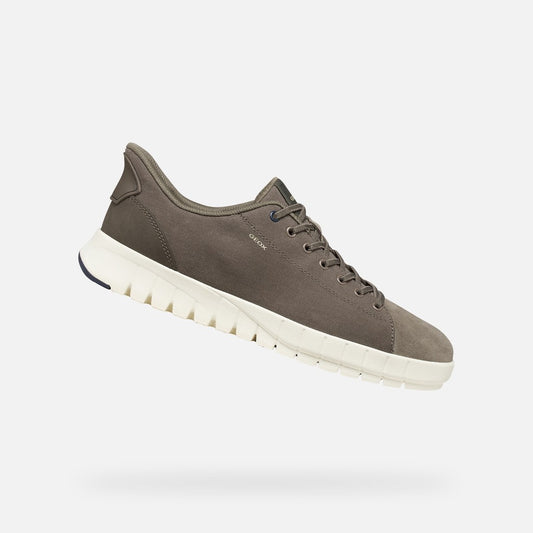 Geox Flextride Plus Uomo  Sneaker Slip In Taupe