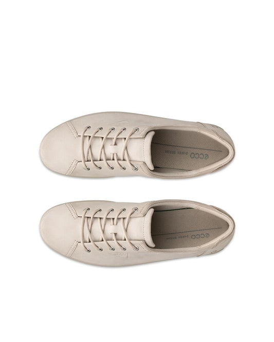 ECCO SOFT 2.0 Donna  Scarpe Stringate in Nubuck Beige Pure Cashmere