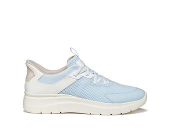 Geox D Plummery Plus Donna  Sneaker CRYSTAL/WHITE