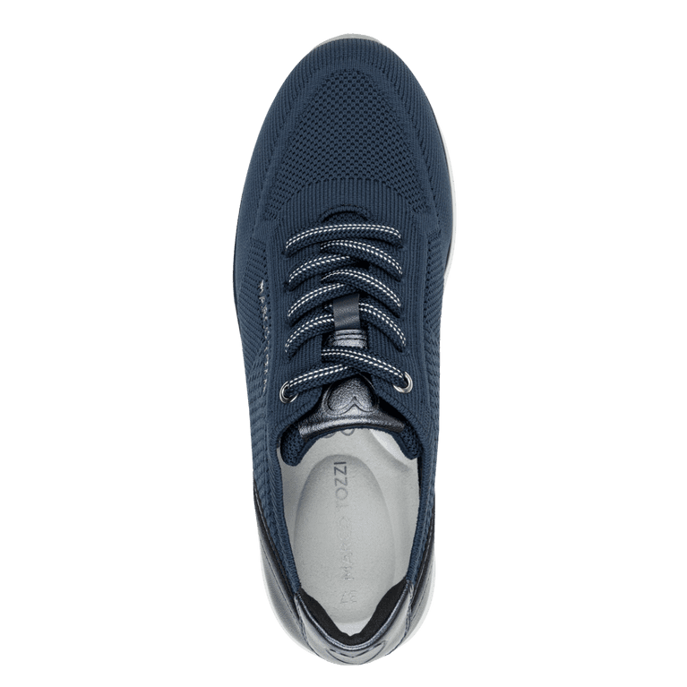 Marco Tozzi Sneaker tessuto Donna  Sneaker Vegan in Tessuto Blu