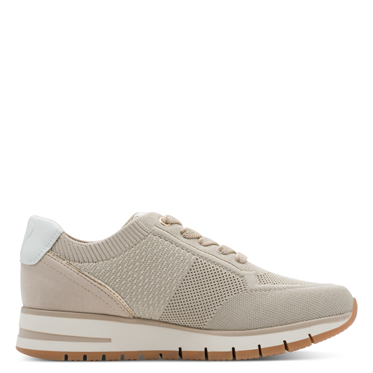 Marco Tozzi Sneaker tessuto Donna  Sneaker Vegan in Tessuto Beige