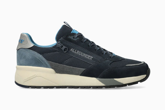 Mephisto Allrounder SCARMARO Uomo Blu  Sneaker Comfort con Zip e Lacci