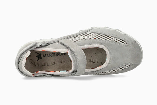 Mephisto Allrounder NIRO Donna Light Grey  Sneaker Outdoor con Strap e Plantare