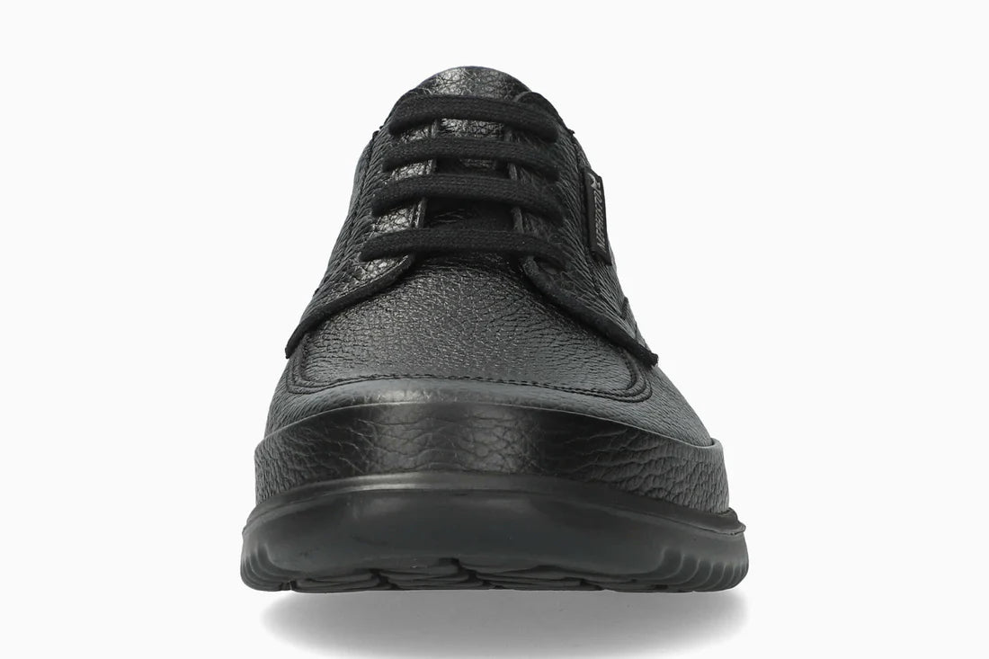 Mephisto TIMEO Uomo Nero  Scarpa Stringata in Pelle con SOFT-AIR e Shock Absorb