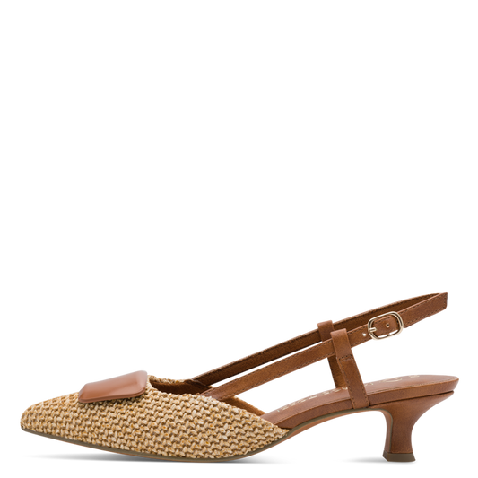 Marco Tozzi Chanel tessuto Cognac