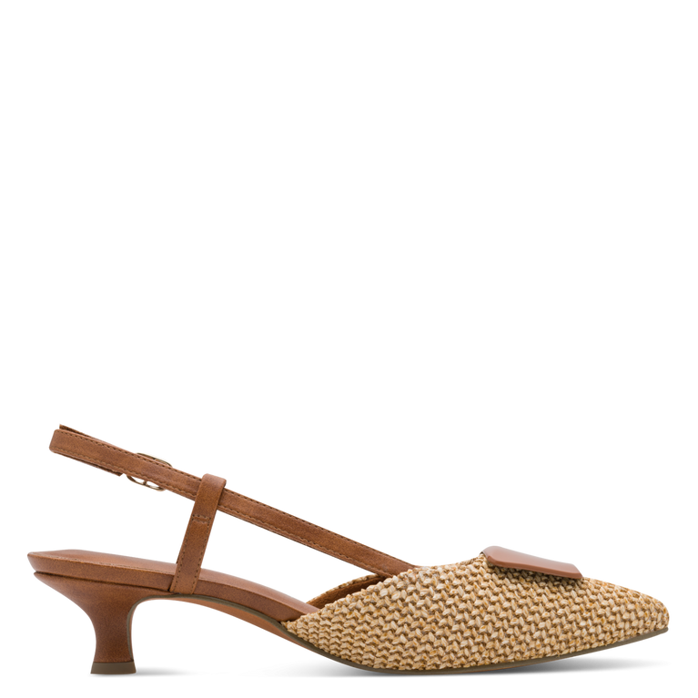Marco Tozzi Chanel tessuto Cognac