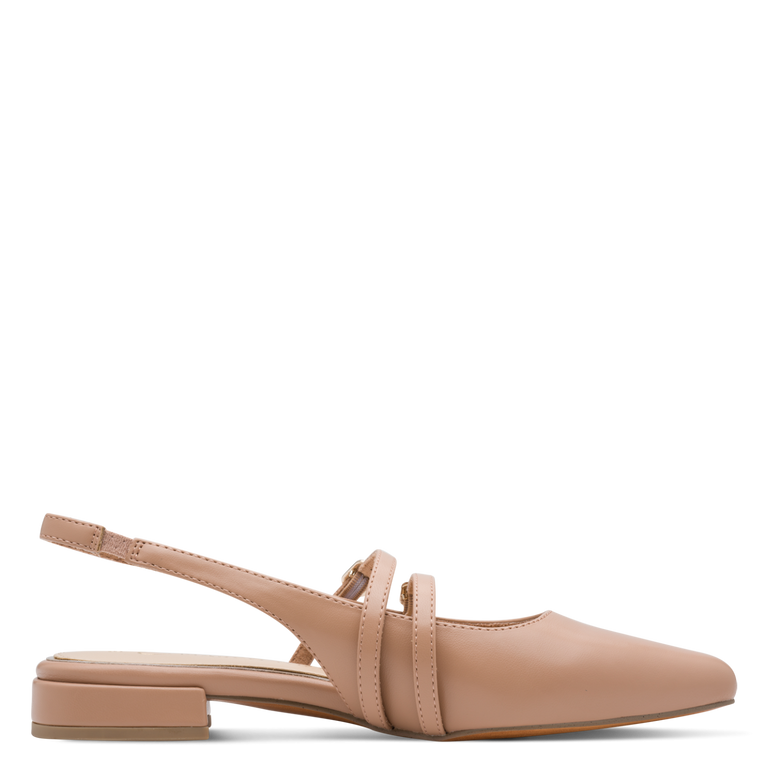 Marco Tozzi Chanel Slingback Donna Cappuccino Vegan  Soft  e Plantare FEEL ME