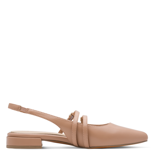 Marco Tozzi Chanel Slingback Donna Cappuccino Vegan  Soft  e Plantare FEEL ME