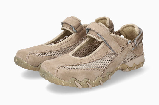 Mephisto Allrounder NIRO Donna Tabacco  Scarpe Comfort con Strap e Plantare Est