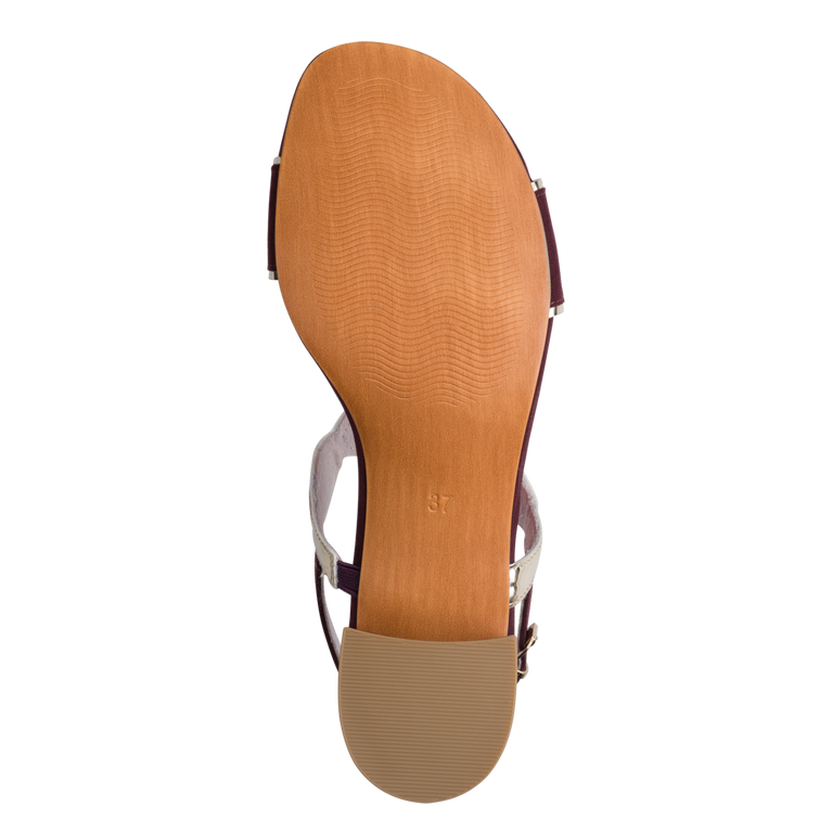 Sandalo Marco Tozzi Donna Blu  Vegano con Tacco 4,5 cm e Plantare FEEL ME