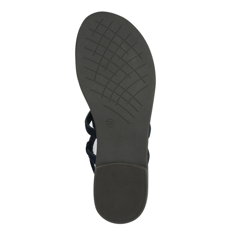 Sandalo Marco Tozzi Donna Blu  Vegano con Soft Lining, FEEL ME e Tacco 2 cm
