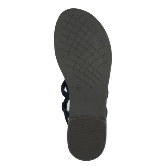 Sandalo Marco Tozzi Donna Blu  Vegano con Soft Lining, FEEL ME e Tacco 2 cm