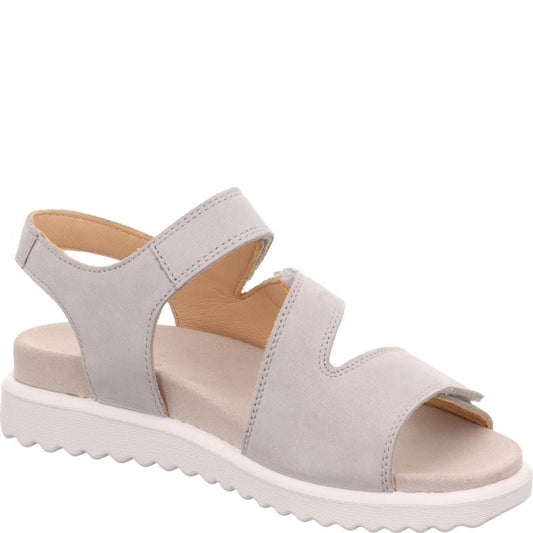 Legero MOVE Donna Grigio Aluminio  Sandalo Nubuck 3 Velcri (G)