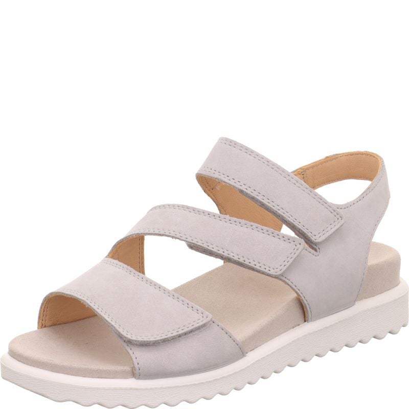 Legero MOVE Donna Grigio Aluminio  Sandalo Nubuck 3 Velcri (G)