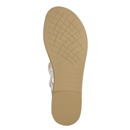 Sandalo Marco Tozzi Donna Bianco  Vegano con Soft Lining, FEEL ME e Tacco 2 cm
