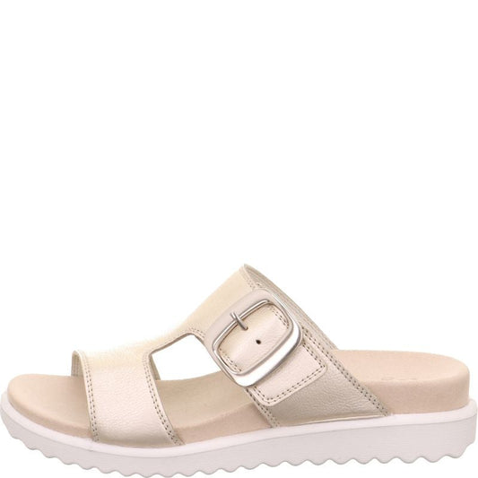 Legero MOVE Donna Beige Ciabatta Maxi Fibbia, Plantare Anatomico (G)