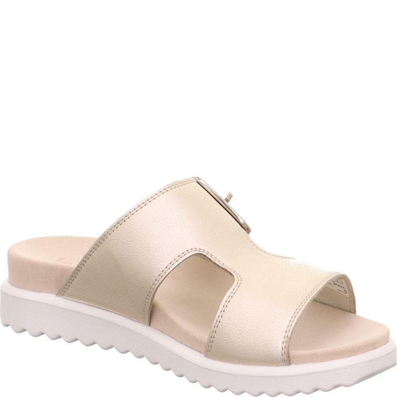 Legero MOVE Donna Beige Ciabatta Maxi Fibbia, Plantare Anatomico (G)