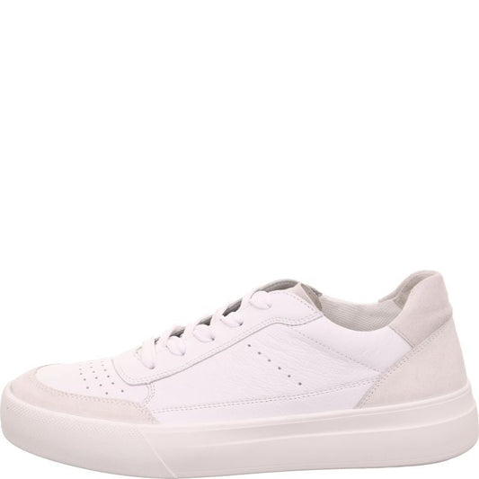 Legero MONDO Uomo Bianca  Sneaker Pelle, Pianta H, Sottopiede Estraibile