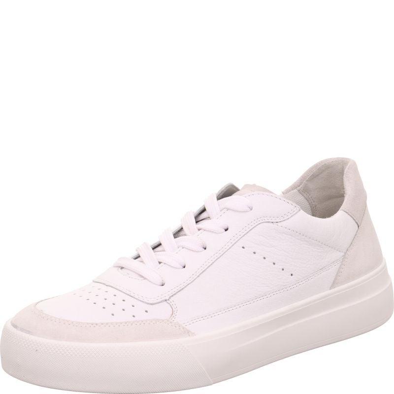 Legero MONDO Uomo Bianca  Sneaker Pelle, Pianta H, Sottopiede Estraibile