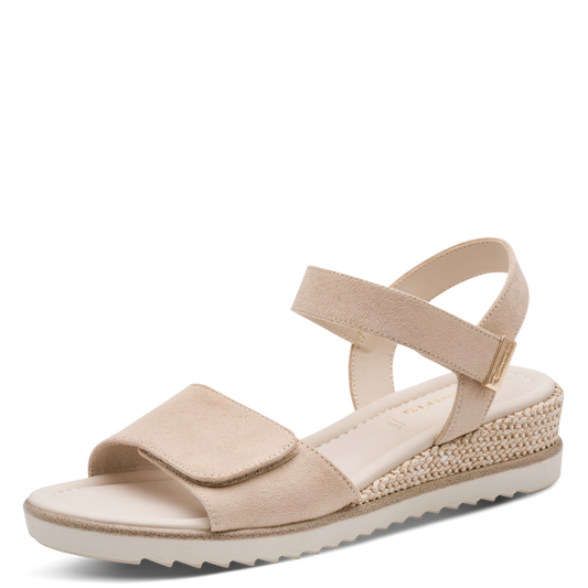 Tamaris Sandalo Nude con velcri