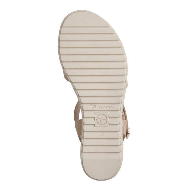 Tamaris Sandalo Nude con velcri