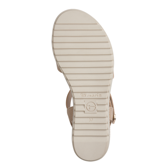Tamaris Sandalo Nude con velcri
