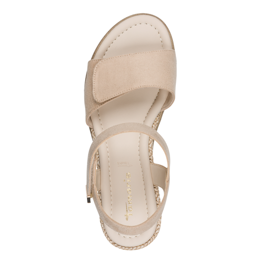 Tamaris Sandalo Nude con velcri