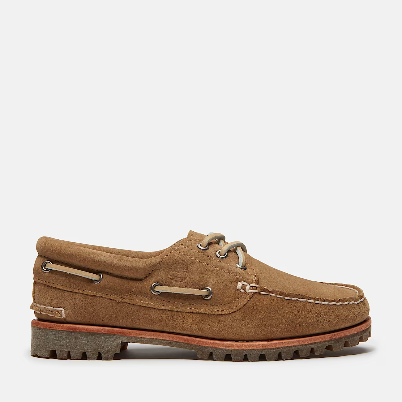 Timberland Authentic - Scarpa da barca donna beige in pelle Premium